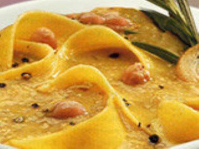 Pappardelle Con Ceci E Rosmarino