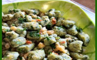 Gnocchi Di Patate E Spinaci Con Sughetto Al Merluzzo...