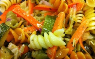 Fusilli Colorati Con Le Verdure