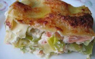 Lasagne Di Salmone E Porri