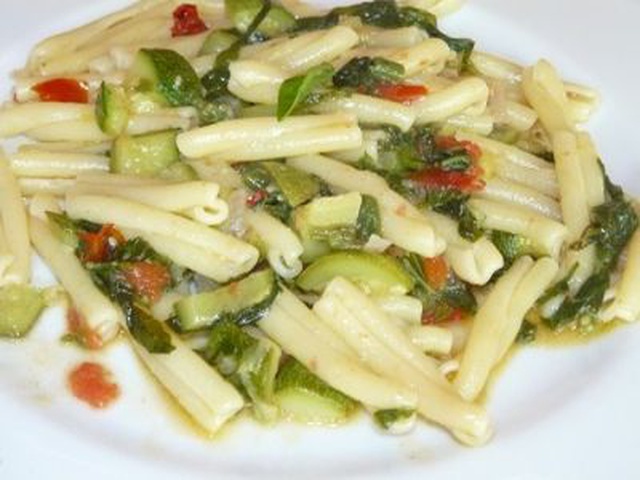 Pasta Con Gamberi E Verdure