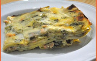 Lasagna Ai Broccoli Siciliani E Salmone Affumicato