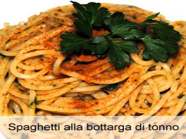 Spaghetti Alla Bottarga Di Tonno