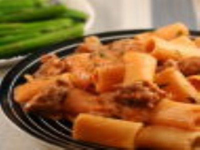 Rigatoni Alla Salsiccia " Al Microonde "