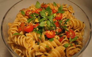 Fusilli al pesto di pistacchio