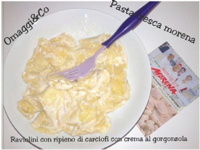 Ravioli Con Ripieno Ai Carciofi