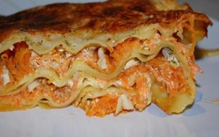 Lasagne Di Carote E formaggio di Capra