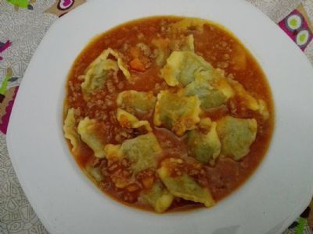 Ravioli Carne E Verdura