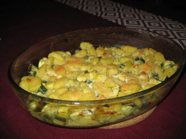 Gnocchi Gratinati Con Zucchine E Formaggio Di Capra