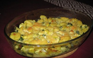 Gnocchi Gratinati Con Zucchine E Formaggio Di Capra