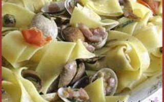 Pappardelle Con Vongole E Pancetta