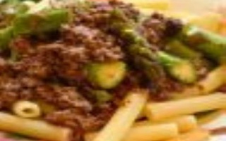 Penne Con Ragu Di Coniglio E Asparagi