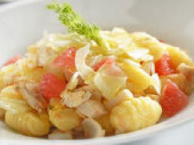 Gnocchi Con Pescatrice E Finocchi Al Profumo Di Pompelmo