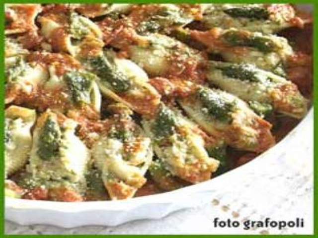 Conchiglioni Rigati Con Asparagi E Dentice