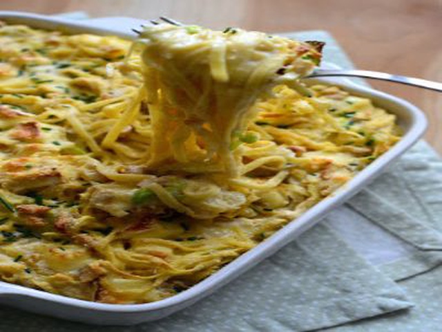 Tagliolini Con Porri E Brie