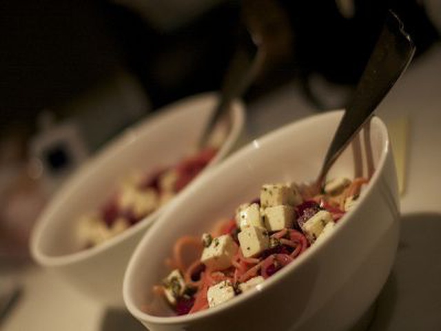 Pasta Fredda Integrale Con Pomodorini, Feta E Peperoni