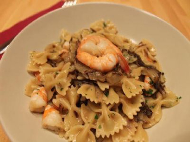 Farfalle Con Radicchio E Mazzancolle