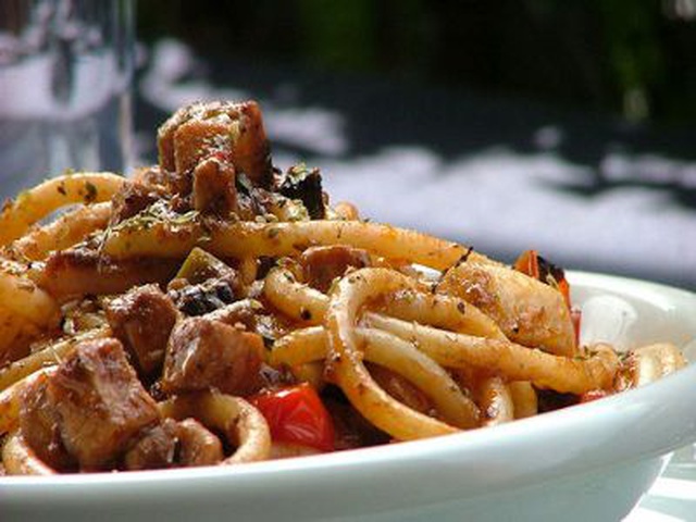 Fusilli Di Ragù  Di Pesce Spada