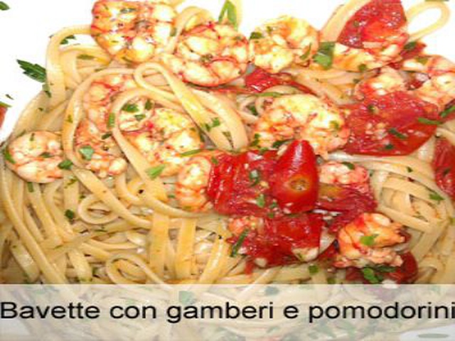 Tagliatelle Ai Gamberetti E Pomodoro