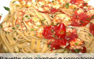 Tagliatelle Ai Gamberetti E Pomodoro