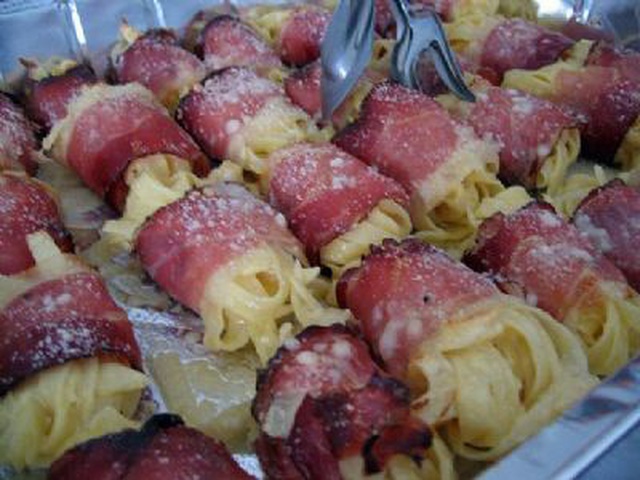 Pasta Alla Robiola Arrotolata Nello Speck